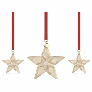 Étoile de Noël Swarovski 5649780 Gris Résine 10 cm