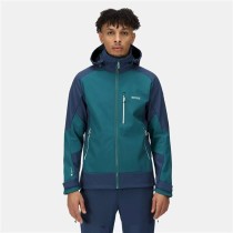 Men's Sports Jacket Regatta Hewitts VII Blue Green Hood