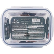 Lunchbox hermetisch Santa Clara Durchsichtig rechteckig 1,5 L (6 Stück)