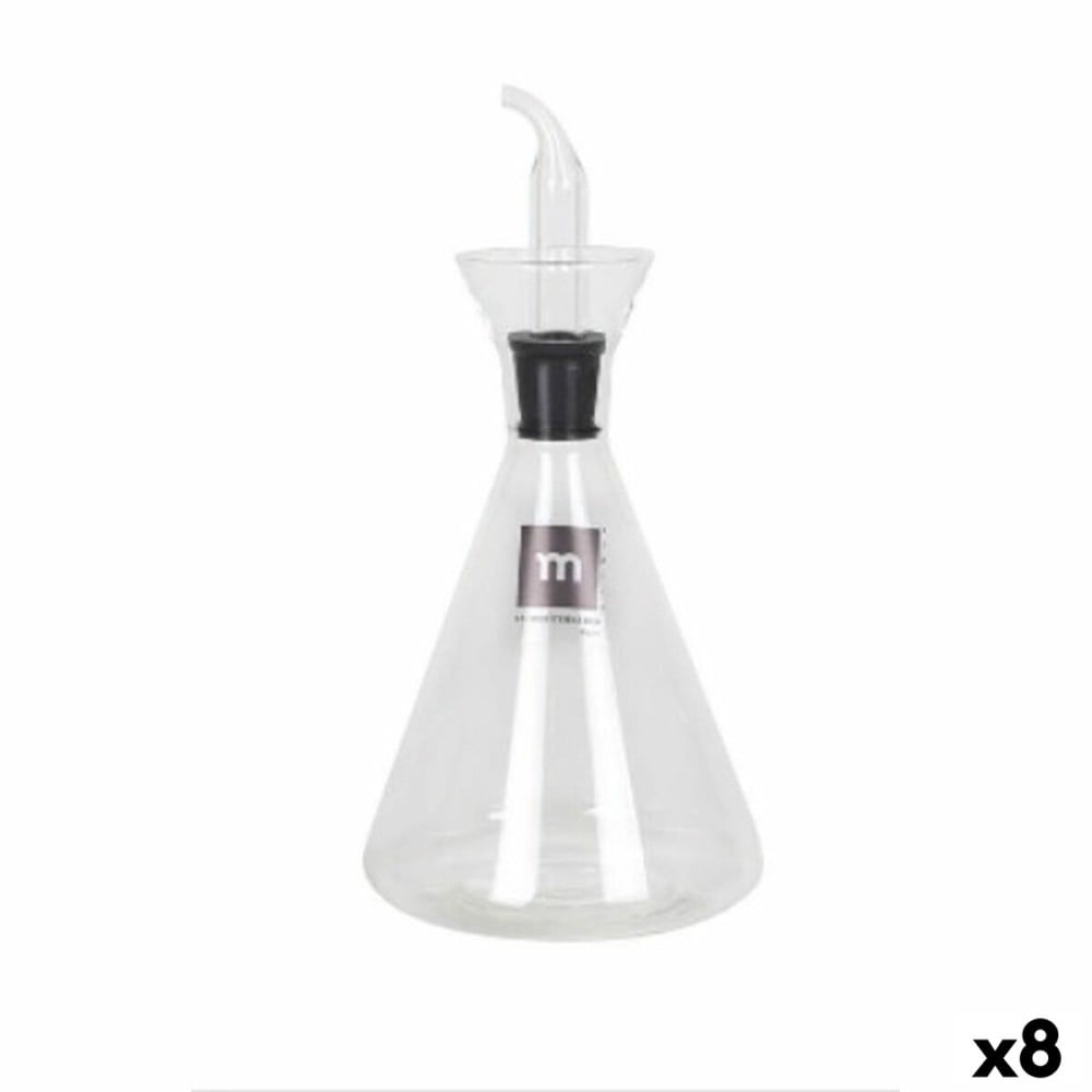 Ölfläschchen La Mediterránea Durchsichtig Borosilikatglas 250 ml (8 Stück)