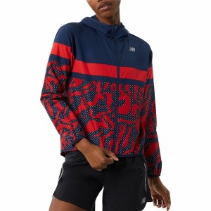 Veste de Sport pour Femme New Balance Printed Accelerate Bleu