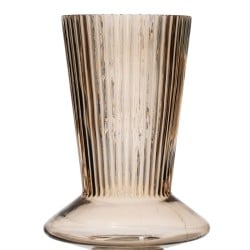 Vase Marron Verre 15 x 15 x 24,5 cm