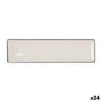 Serving Platter La Mediterránea Anllo Rectangular 30 x 8 x 2 cm (24 Units)