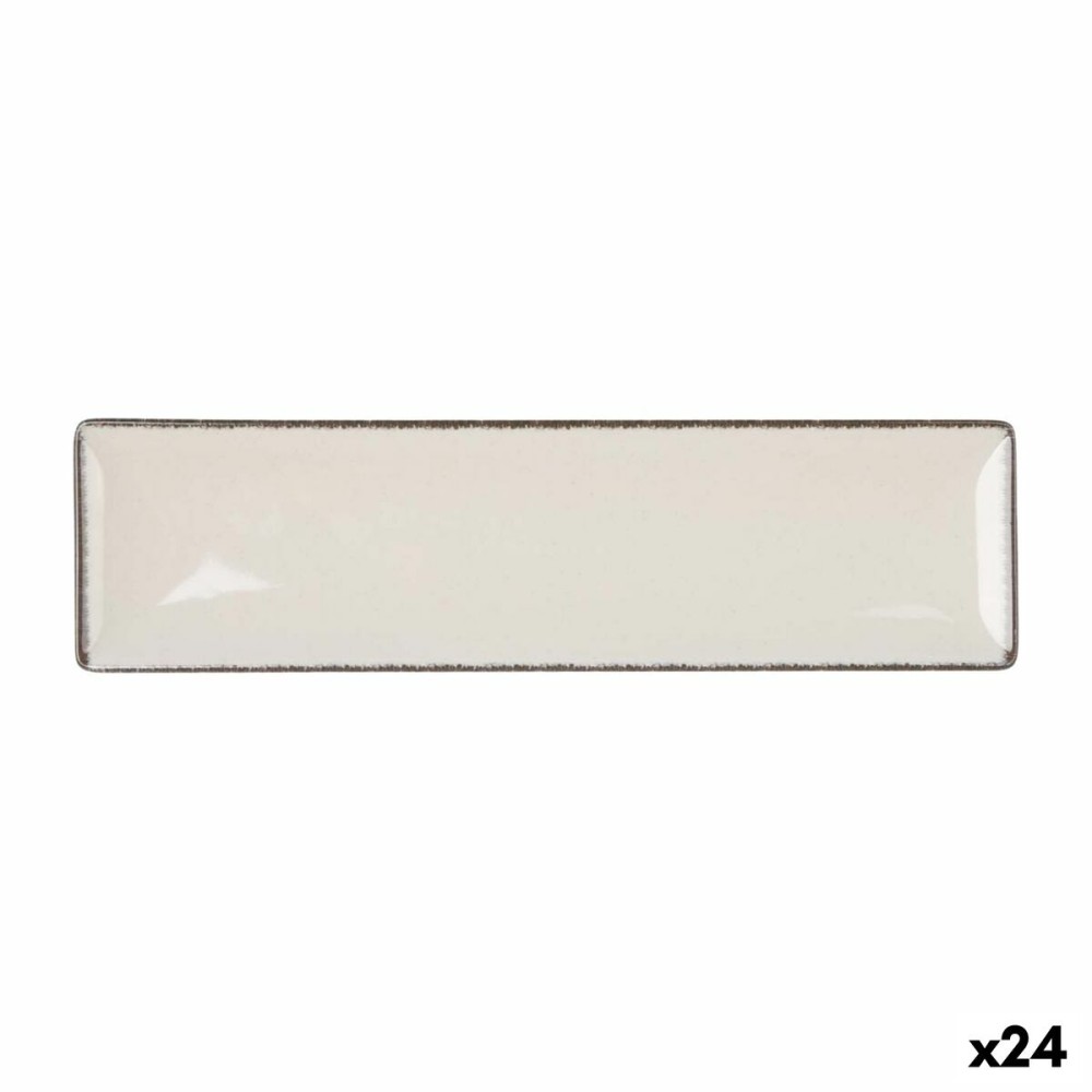 Serving Platter La Mediterránea Anllo Rectangular 30 x 8 x 2 cm (24 Units)