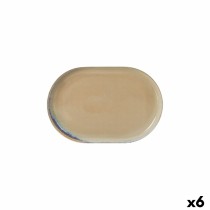 Serving Platter La Mediterránea Cies Oval 20 x 13 x 2 cm (6 Units)