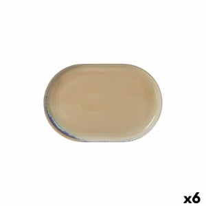 Serving Platter La Mediterránea Cies Oval 25 x 15 x 2,2 cm (6 Units)