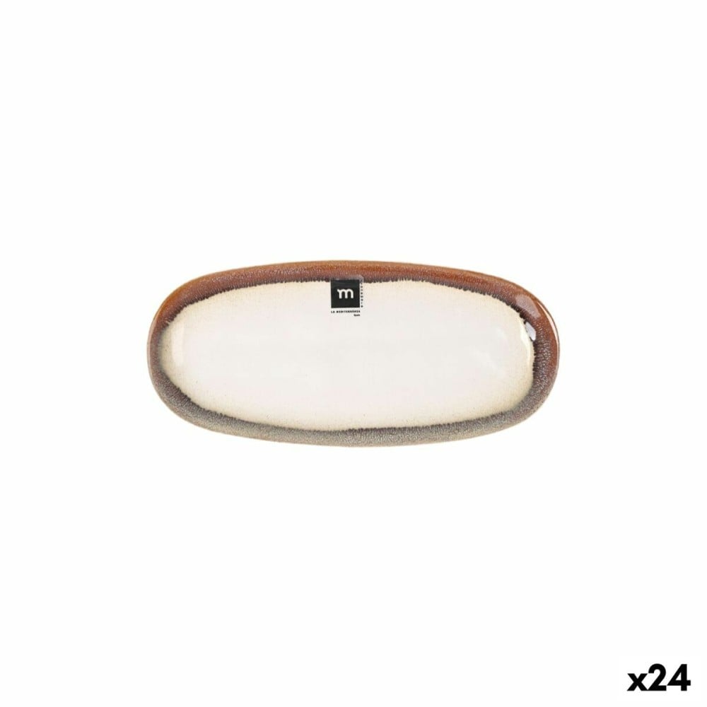 Kochschüssel La Mediterránea Fustam Oval 25,8 x 12 x 2,2 cm (24 Stück)