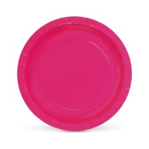 Plate set Algon Fuchsia 20 cm 10 Pieces (24 Units)