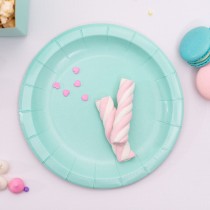 Plate set Algon Aquamarine 20 cm 10 Pieces (24 Units)