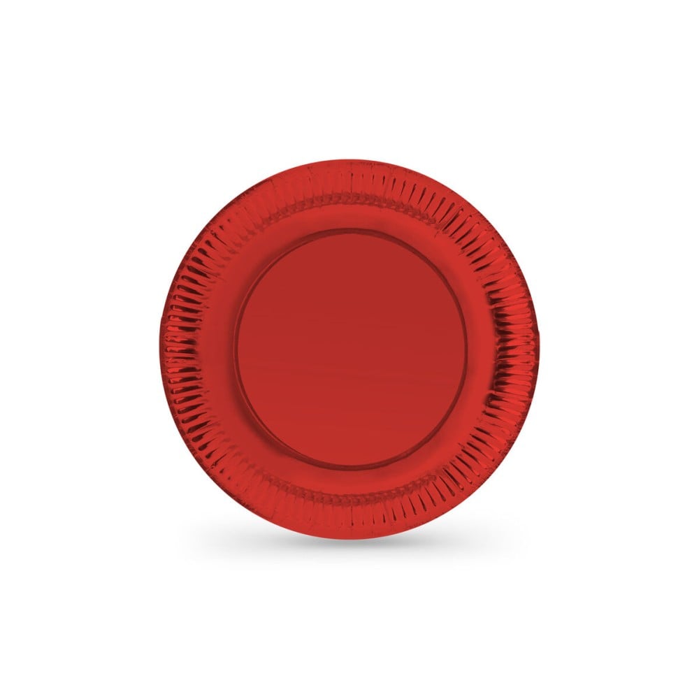 Service de vaisselle Algon Rouge 18 cm 12 Pièces (18 Unités)