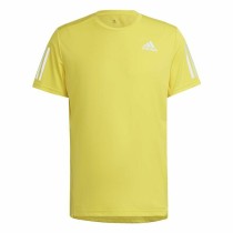 Men’s Short Sleeve T-Shirt Adidas  Graphic Tee Shocking Yellow