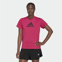 T-shirt à manches courtes femme Adidas Designed 2 Move Logo Fuchsia