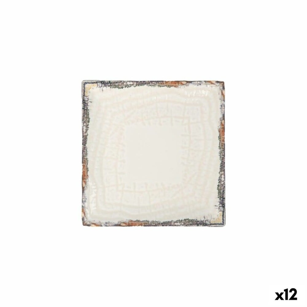 Dessertteller La Mediterránea Albus 18 x 18 x 2 cm (12 Stück)