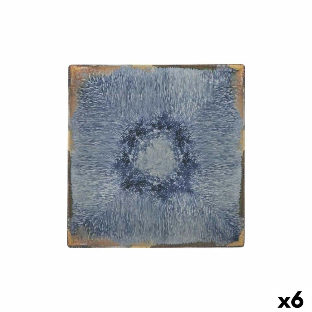 Flacher Teller La Mediterránea Aelia 24 x 24 x 2 cm (6 Stück)