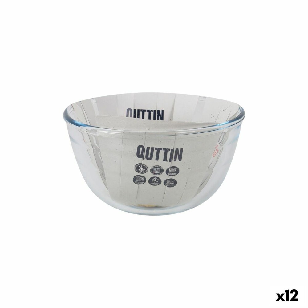 Schüssel La Mediterránea Quttin Glas 1,1 L 17 x 17 x 10 cm (12 Stück)