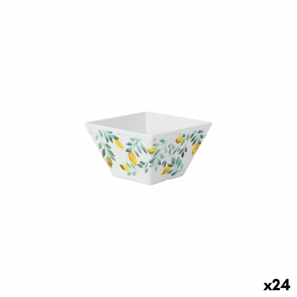 Schüssel für Vorspeisen La Mediterránea Zitronengelb 10 x 10 x 6 cm (24 Stück)