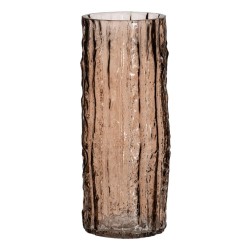 Vase Marron Verre 12 x 12 x 30,5 cm