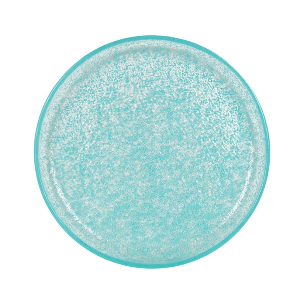 Flat Plate Samaritaine Turquoise Ø 19 cm (6 Units)