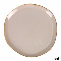 Flat Plate Duomo Beige Ø 28 cm (6 Units)
