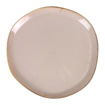 Flat Plate Duomo Beige Ø 28 cm (6 Units)