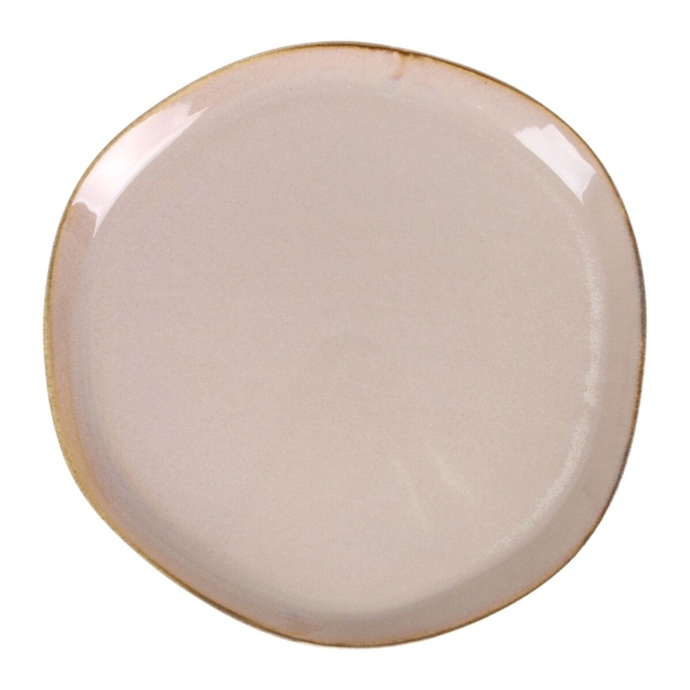 Flat Plate Duomo Beige Ø 28 cm (6 Units)