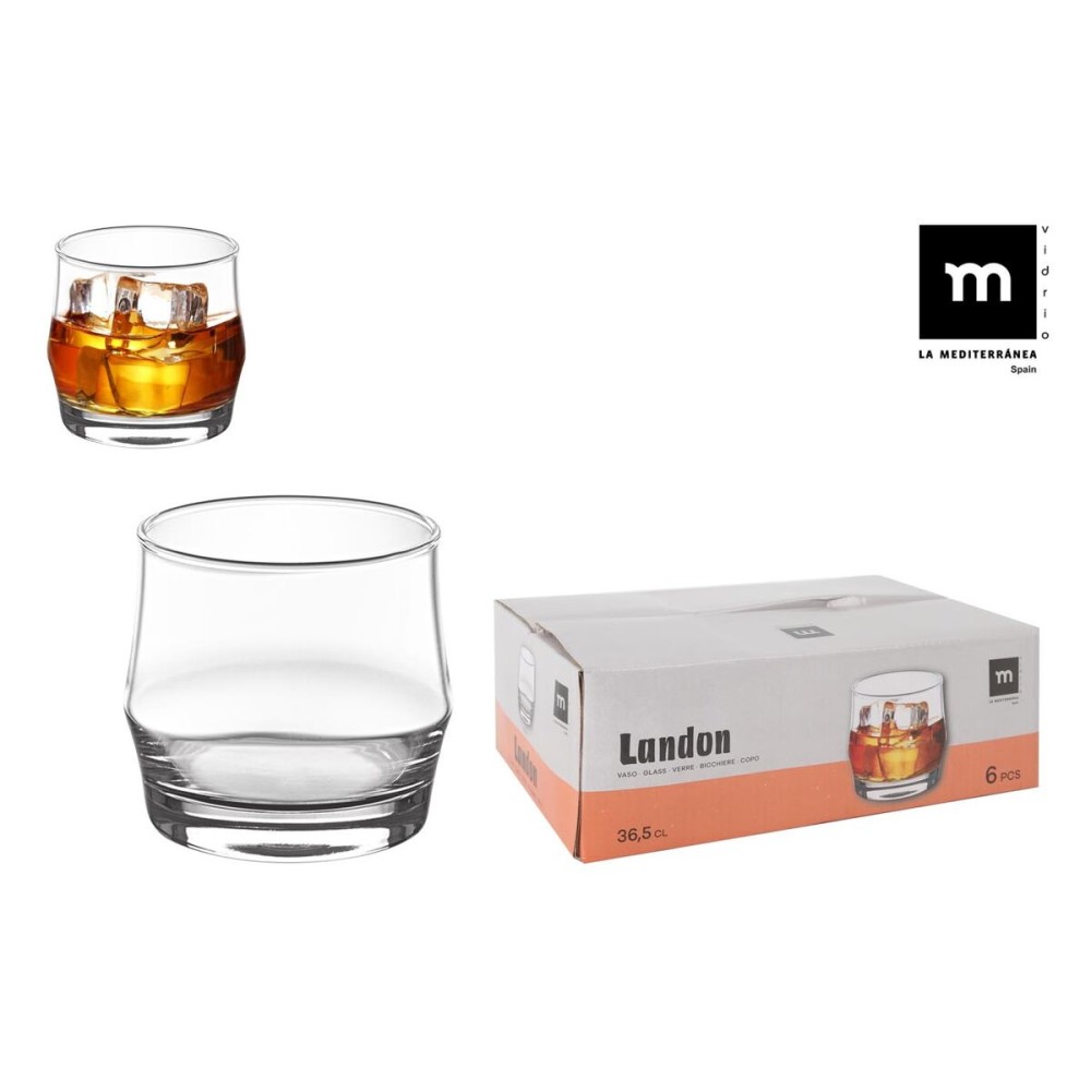 Set of glasses La Mediterránea LANDON 6 Pieces (8 Units)