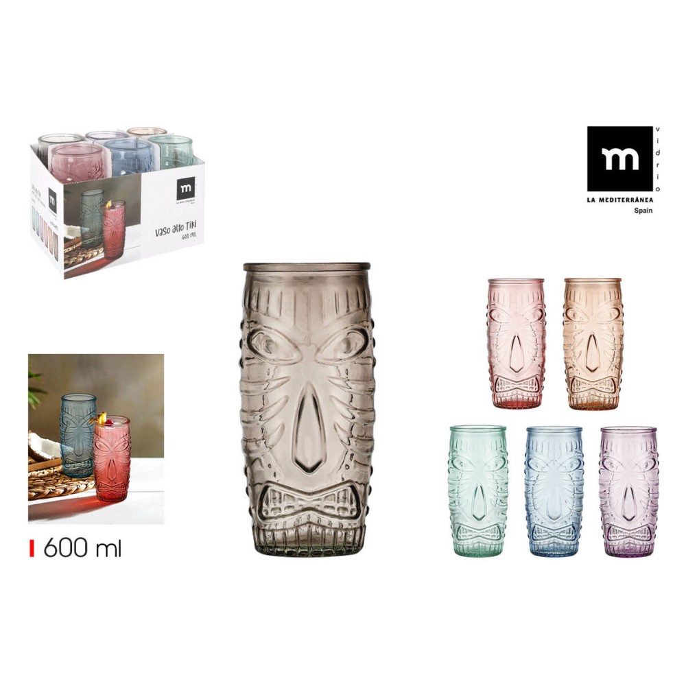 Verre d'eau La Mediterránea TIKI 0,6 L (24 Unités)