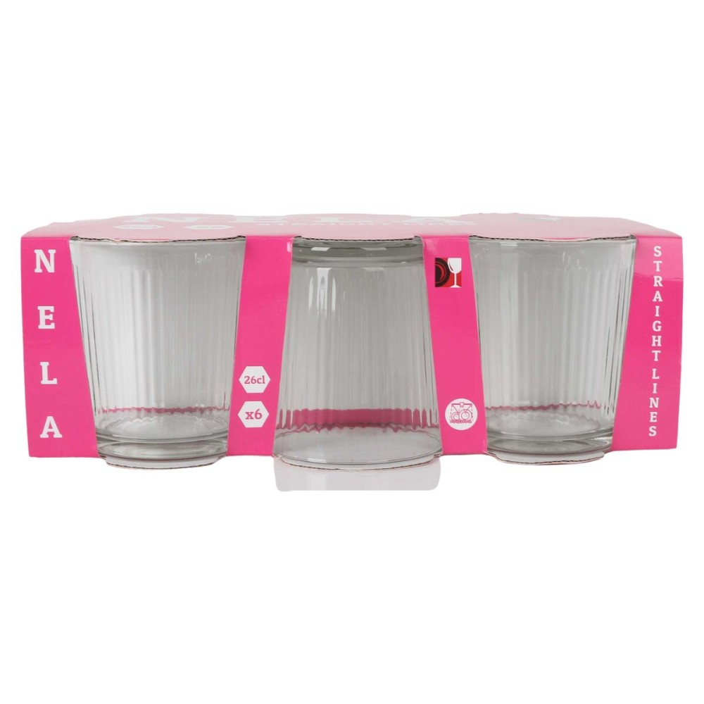 Set de Verres La Mediterránea STRAIGHT 6 Pièces (6 Unités)