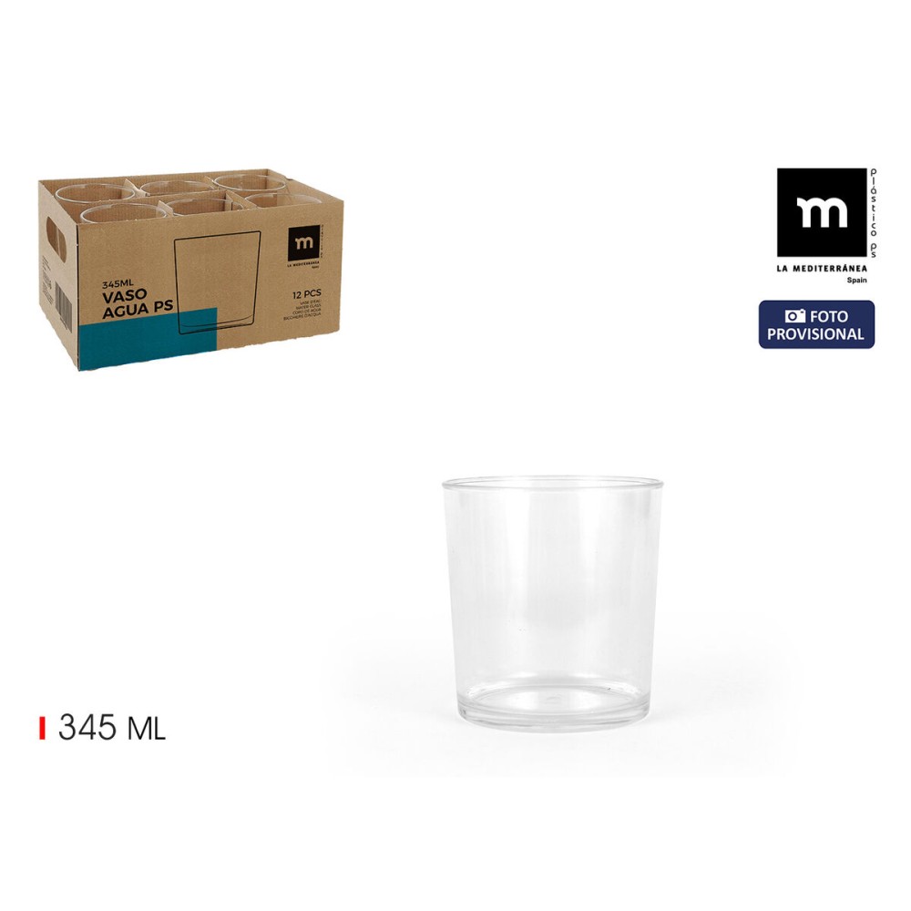 Verre d'eau La Mediterránea (24 Unités)