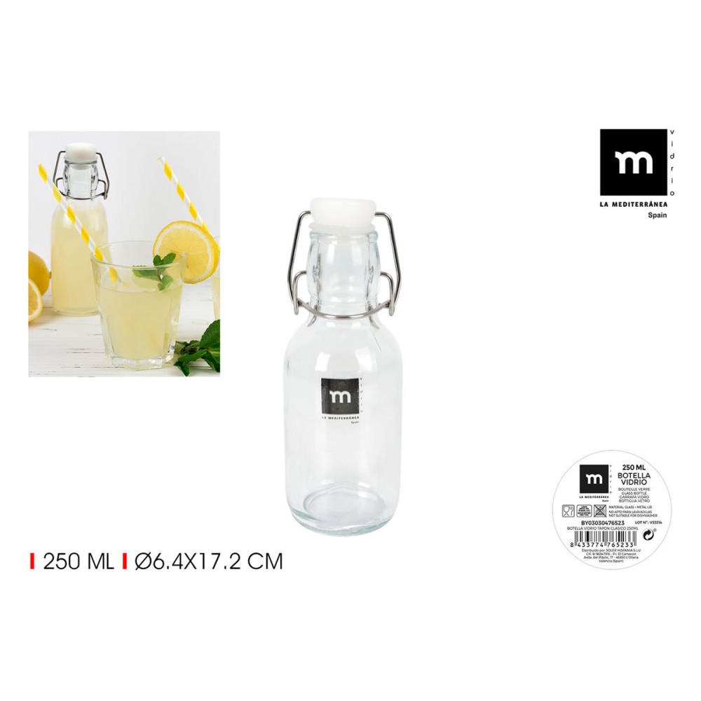 Bouteille en Verre La Mediterránea verre 250 ml (24 Unités)