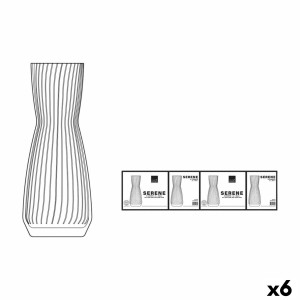 Glas-Flasche La Mediterránea 1 L (6 Stück)