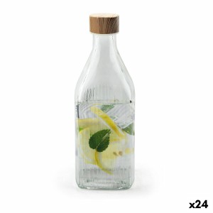 Bouteille en Verre La Mediterránea Métal verre 1 L (24 Unités)