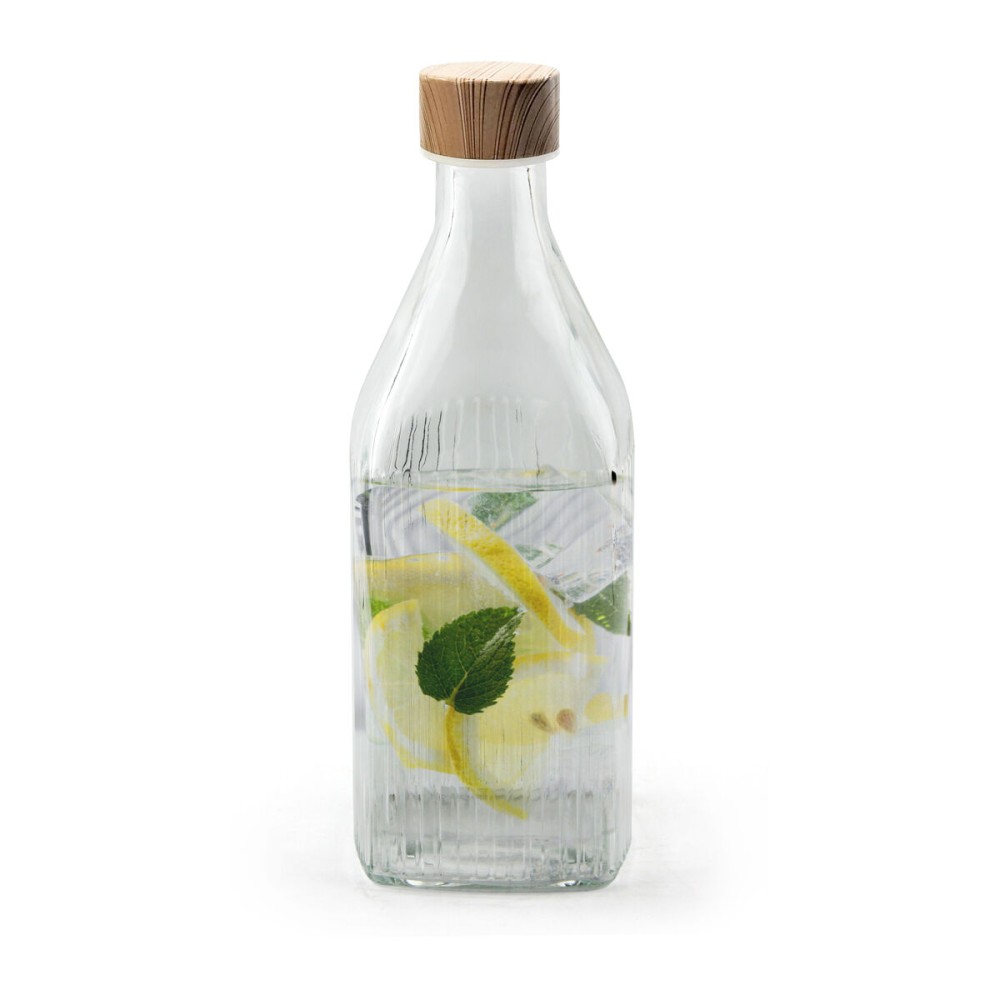 Bouteille en Verre La Mediterránea Métal verre 1 L (24 Unités)