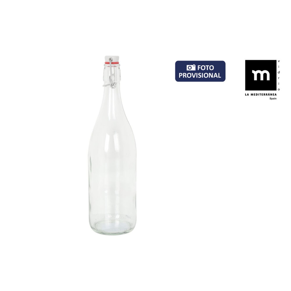 Bouteille en Verre La Mediterránea Mecano verre 1 L (6 Unités)