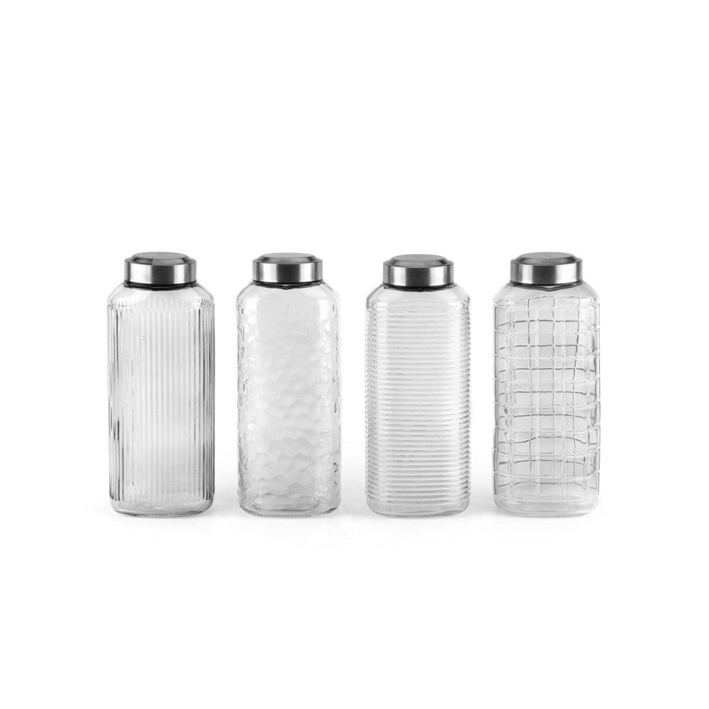 Bouteille en Verre La Mediterránea verre Acier 1,3 L (12 Unités)