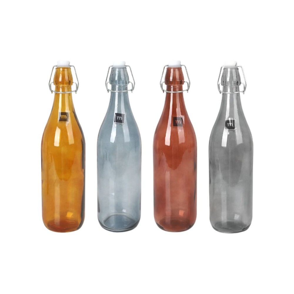 Bouteille en Verre La Mediterránea Dark goethe 1 L (12 Unités)