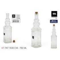 Glas-Flasche La Mediterránea Glas 750 ml (24 Stück)