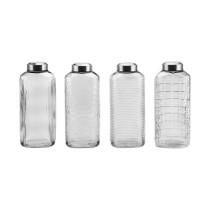 Bouteille en Verre La Mediterránea verre Acier 1,8 L (8 Unités)