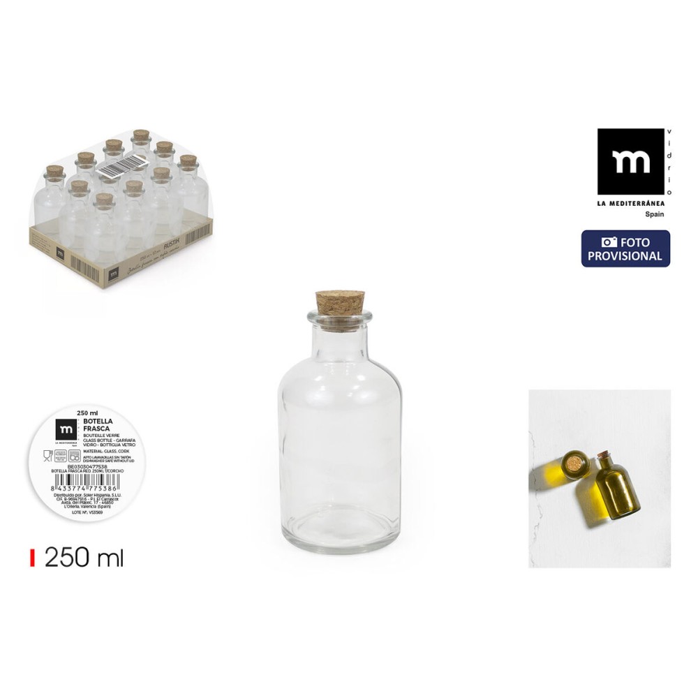 Bouteille en Verre La Mediterránea 0,25 L (36 Unités)