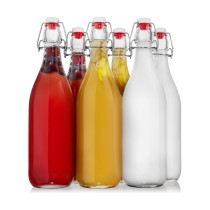 Glas-Flasche La Mediterránea Glas 1 L (12 Stück)