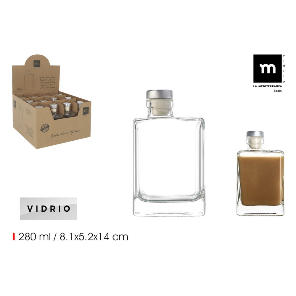 Bouteille en Verre La Mediterránea verre 280 ml 0,28 l (24 Unités)