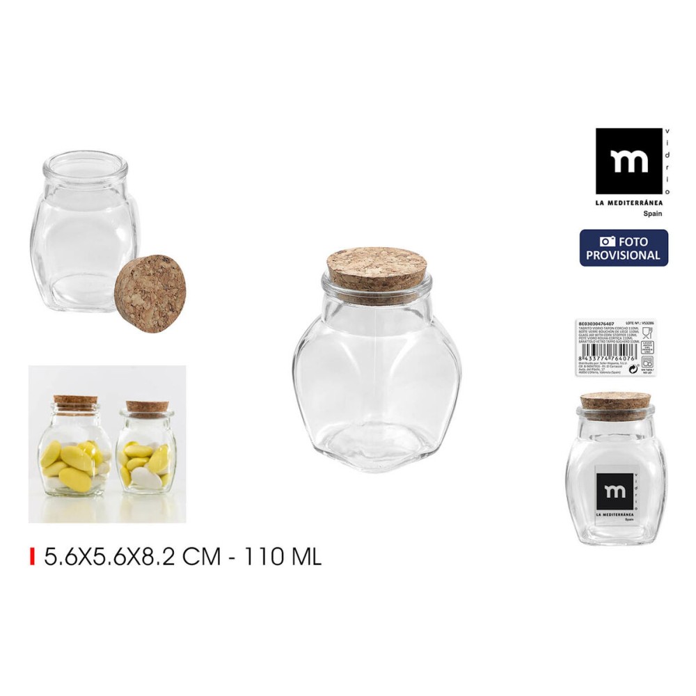 Glass Jar La Mediterránea (36 Units)