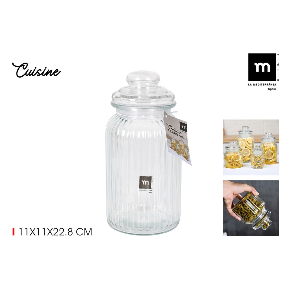 Pot en verre La Mediterránea (12 Unités)