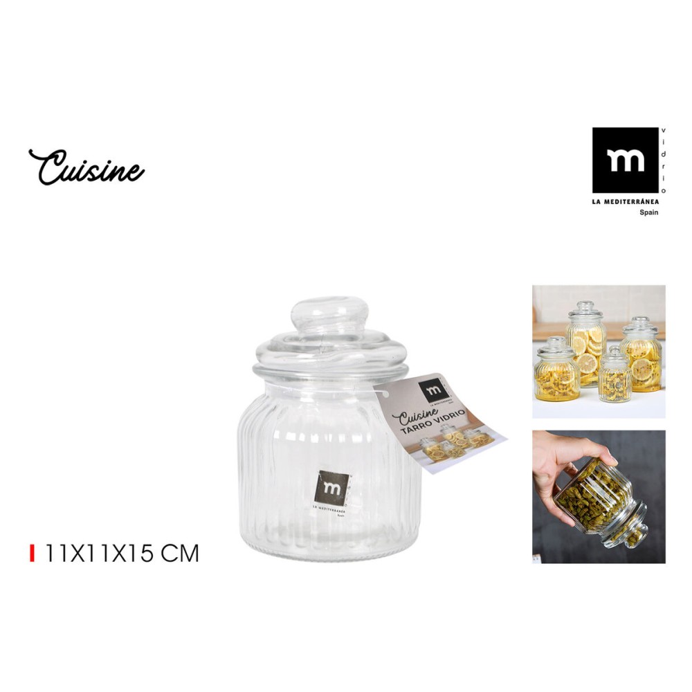 Glass Jar La Mediterránea (12 Units)
