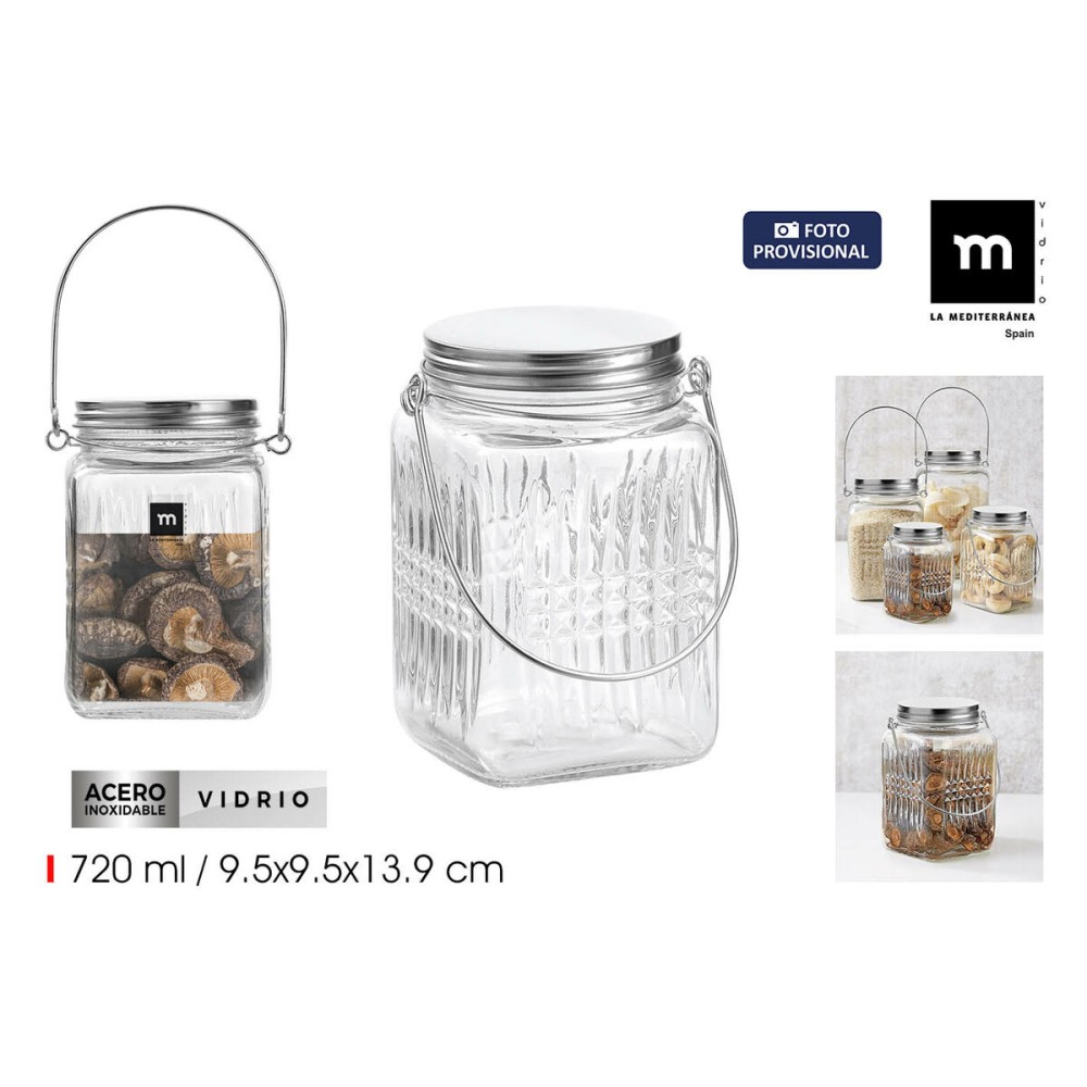 Glass Jar La Mediterránea 0,72 l (24 Units)