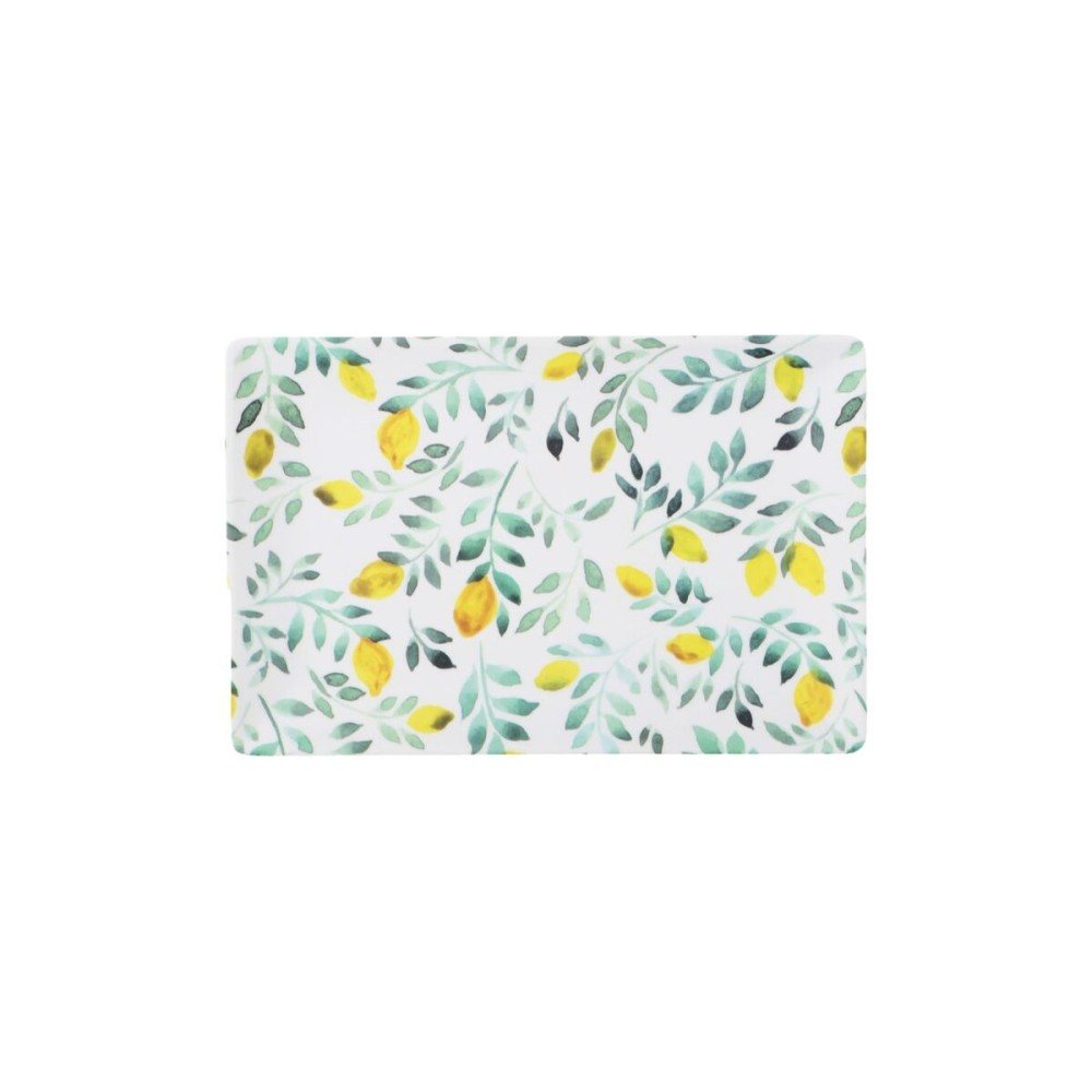 Tablett für Snacks La Mediterránea Zitronengelb 30 x 20 x 2,5 cm (12 Stück)