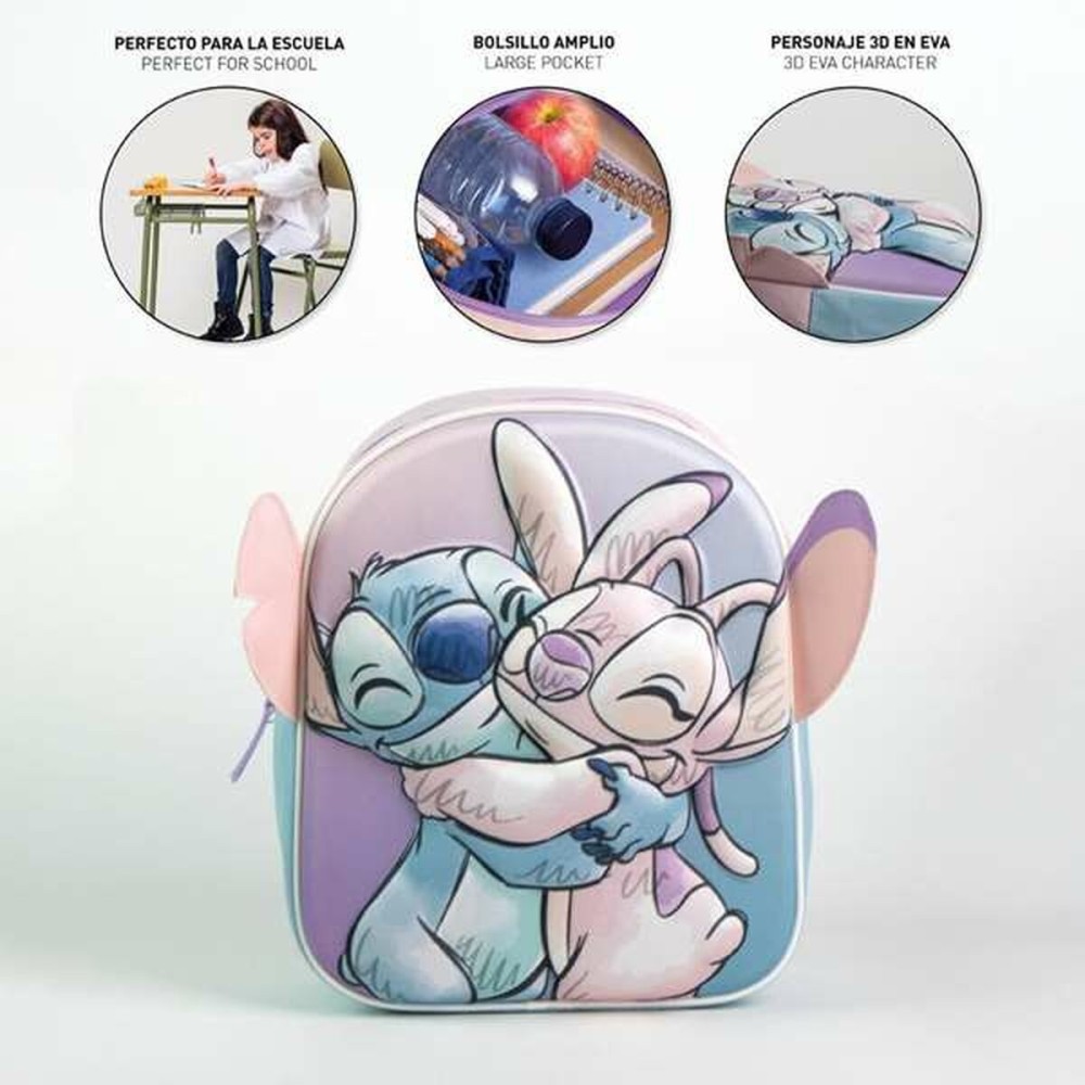Cartable Stitch Bleu