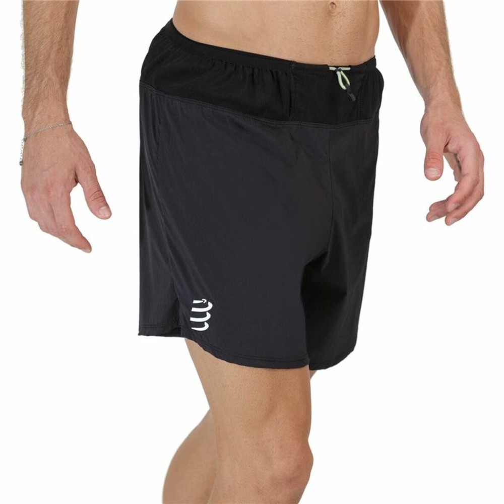 Men's Sports Shorts Compressport Trail Racing Black