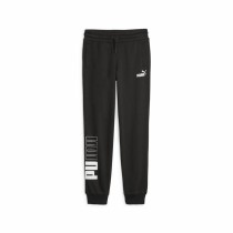 Pantalons de Survêtement pour Enfants Puma Power Colorblock Noir