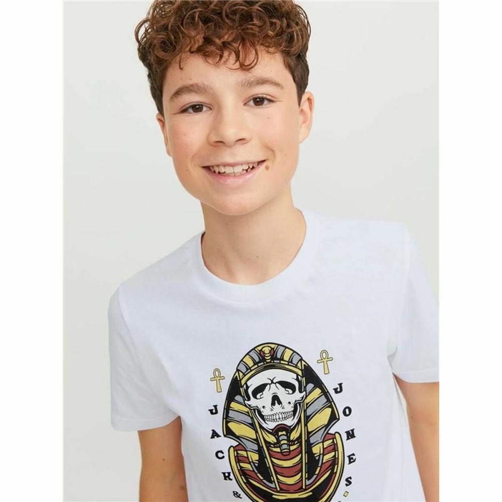 Child's Short Sleeve T-Shirt Jack & Jones Jorheavens White